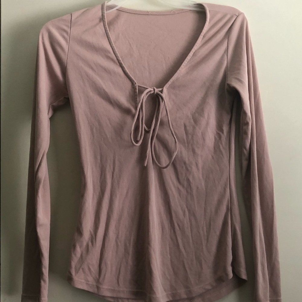 Pink Keyhole Top